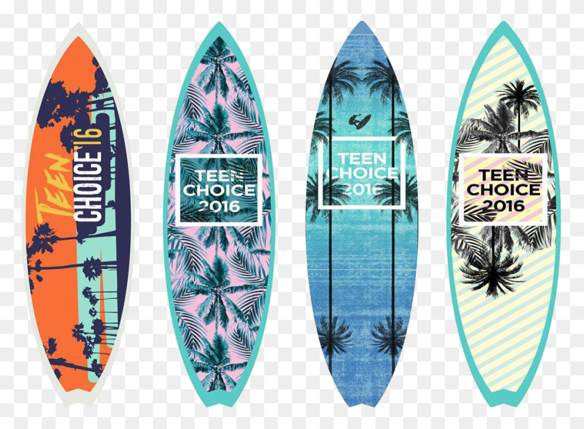 943x674 Surfboard Transparent Image Teen Choice Awards Surfboard, Sea, Outdoors, Water HD PNG Download