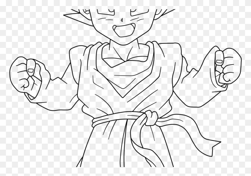 1135x769 Surprise Gotenks Coloring Pages Goten Costumepartyrun Goten, Gray, World Of Warcraft HD PNG Download