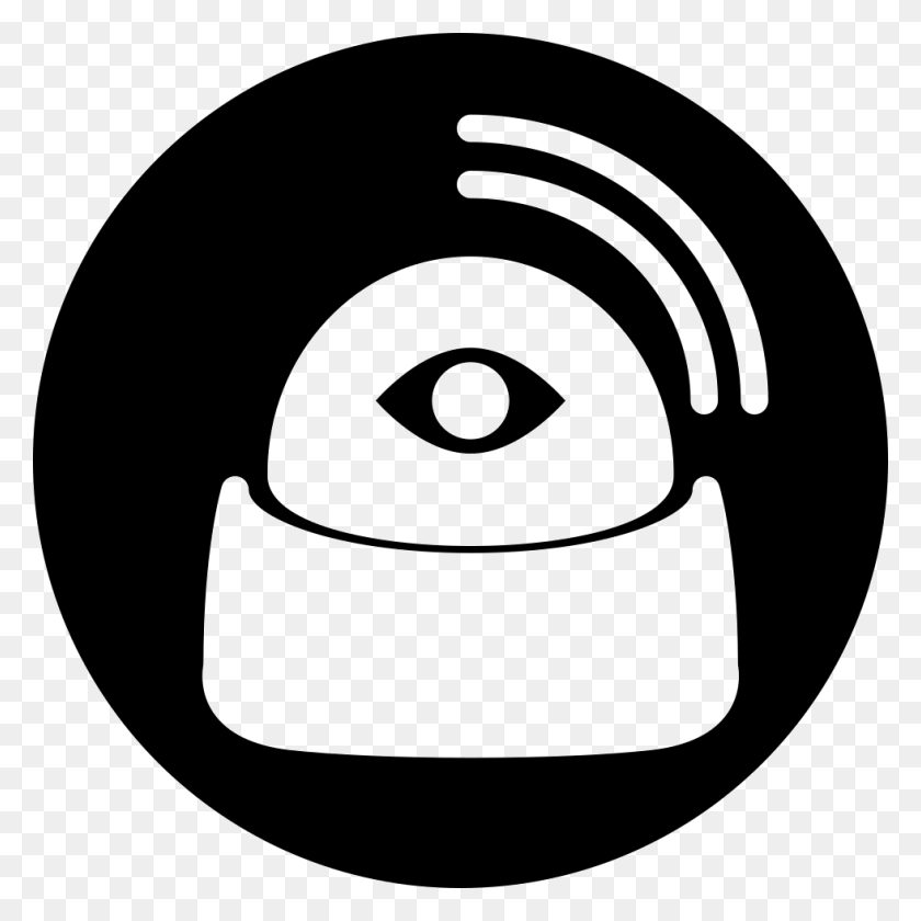 980x980 Символ Активной Видеокамеры Наблюдения Комментарии Icono Camaras De Vigilancia, Трафарет, Логотип, Товарный Знак Hd Png Скачать