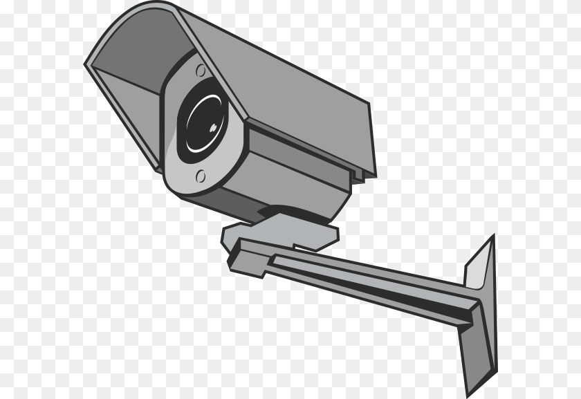 600x577 Surveillance Camera Clip Arts Security Camera Clip Art, Electronics, Webcam Sticker PNG
