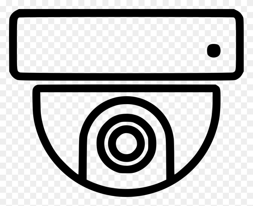 981x786 Surveillance Camera Comments Ip Camera Icon, Electronics, Stencil, Webcam HD PNG Download