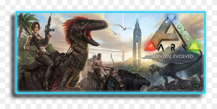 892x413 Survival Evolved Ark Survival Evolved, Person, Human, Horse HD PNG Download