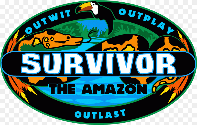 Survivor Amazon Logo, Animal, Dinosaur, Reptile Sticker PNG