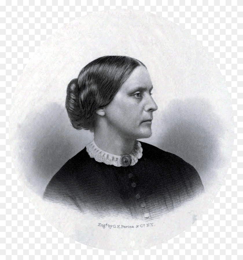 1744x1873 Susan B Anthony C1855 Susan B Anthony, Person, Human, Necklace HD PNG Download