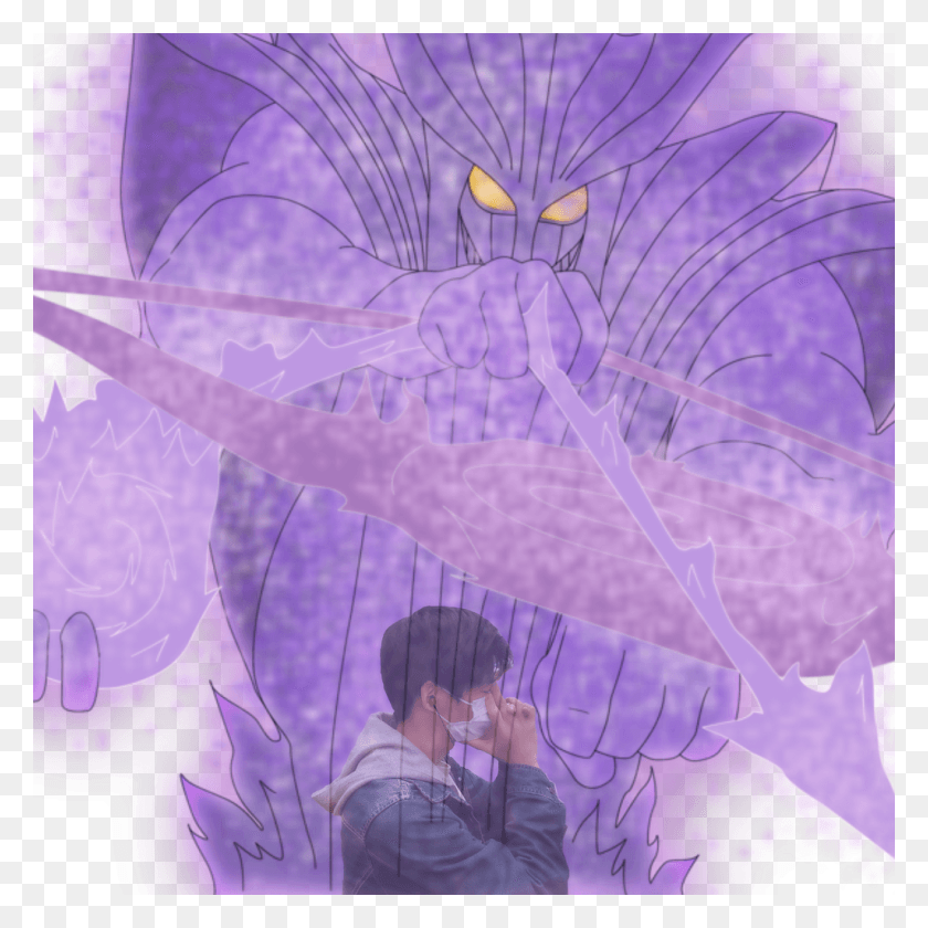 1024x1024 Susanoo Sticker Susanoo Sasuke, Person, Human, Purple HD PNG Download