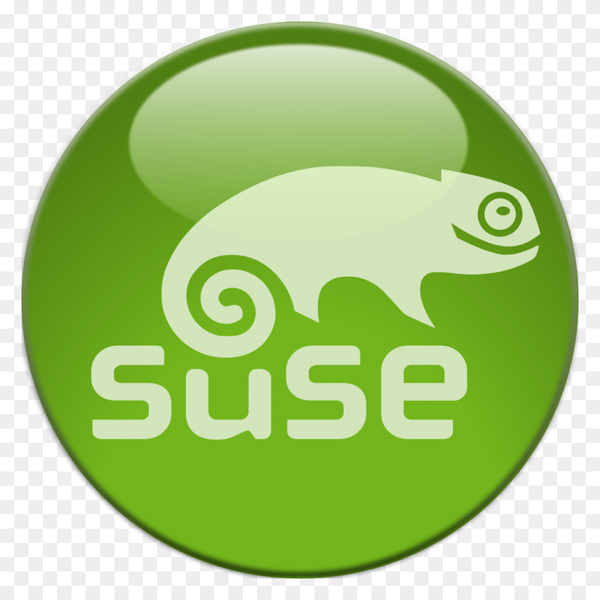 1024x1024 Логотип Suse Linux Opensuse, Зеленый, Символ, Товарный Знак Hd Png Скачать