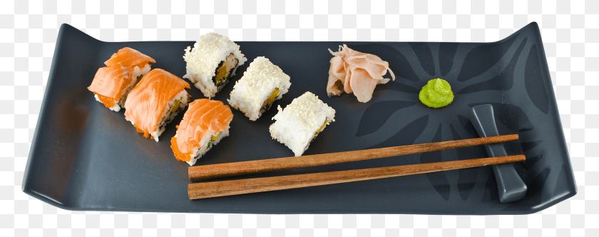 2156x753 Sushi Face Image Sushi, Food HD PNG Download