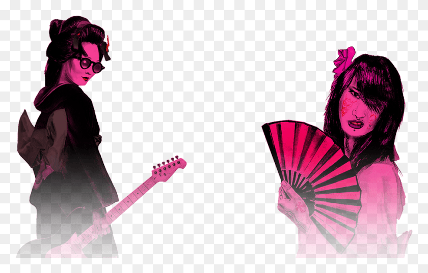 901x552 Sushi On The Las Vegas Strip Illustration, Guitar, Leisure Activities, Musical Instrument HD PNG Download