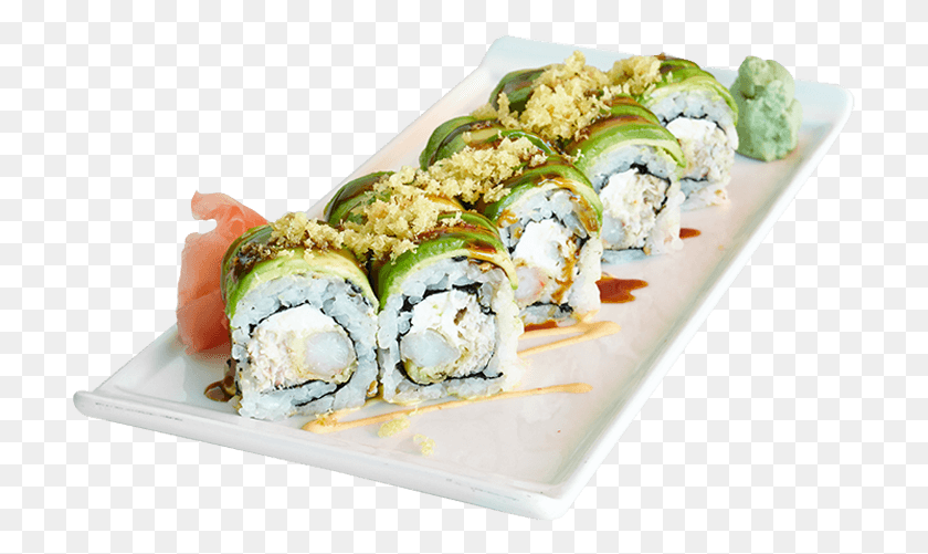 709x441 Sushi Rolls Plate, Food, Plant, Hot Dog HD PNG Download