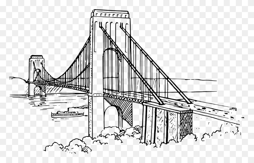 1280x788 Suspension Bridge 3 Point Perspective Bridge, Gray, World Of Warcraft HD PNG Download