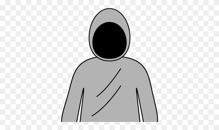 373x439 Suspicious Person Suspicious Person, Hood, Clothing, Apparel HD PNG Download