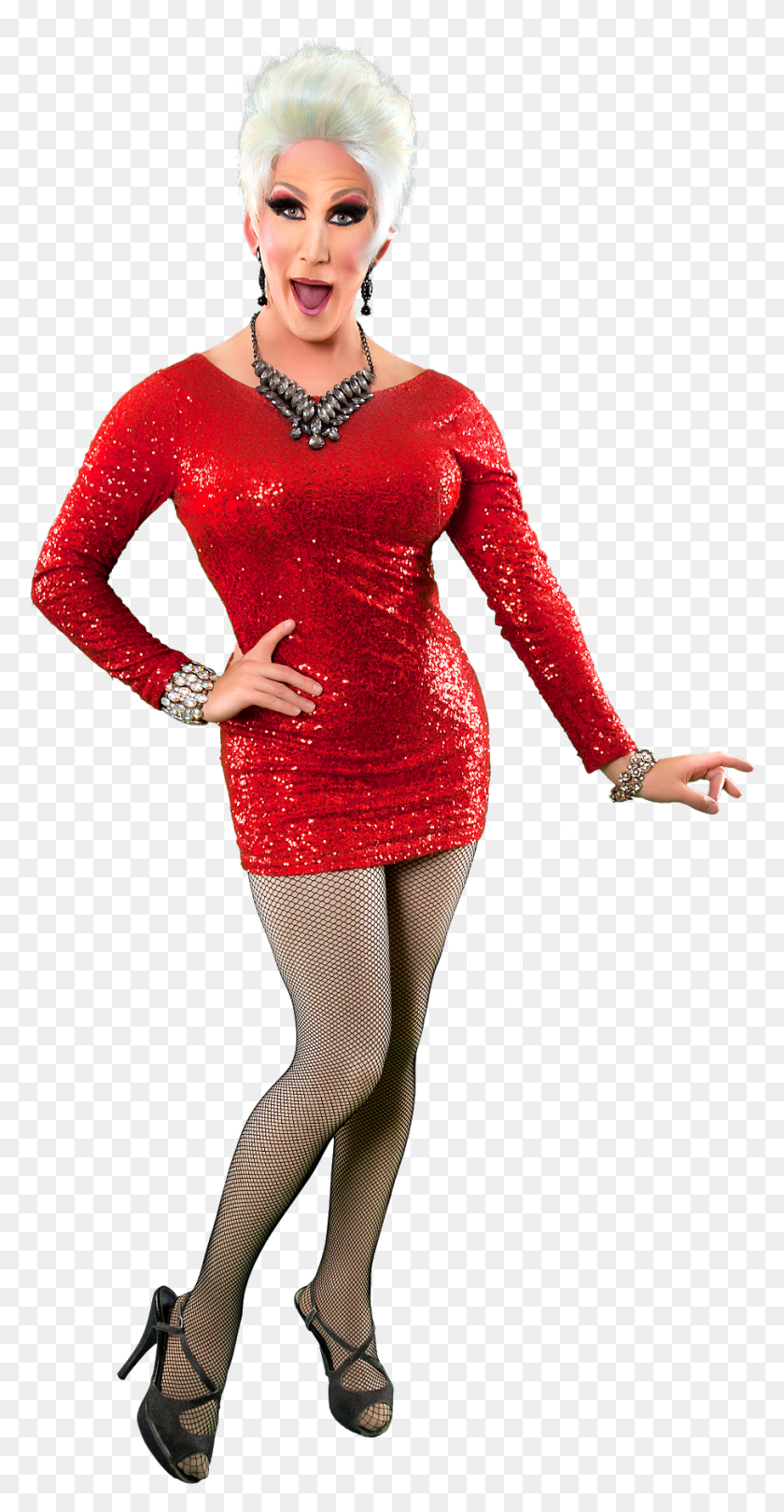 909x1818 Sutton Lee Seymour The Robin Williams Of Drag Spoofs Tights, Sleeve, Clothing, Apparel HD PNG Download