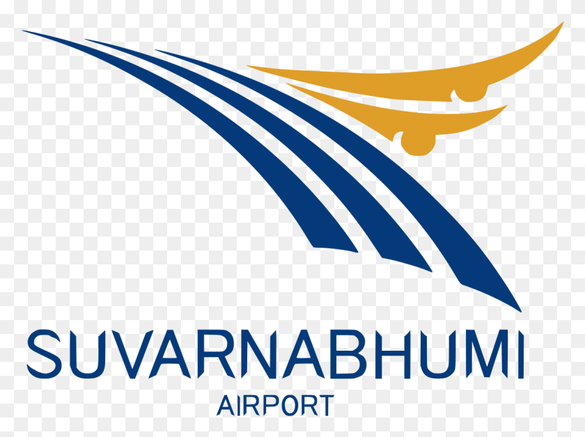1128x822 Suvarnabhumi International Airport Logo, Text, Outdoors HD PNG Download