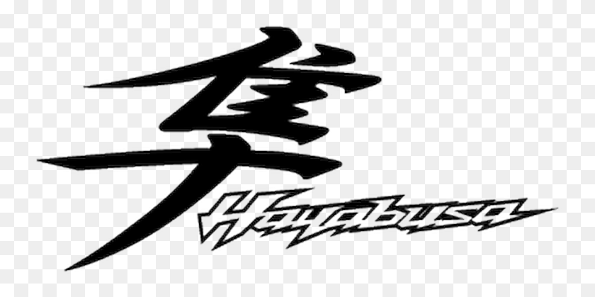 749x359 Suzuki Hayabusa Logo, Text, Gun, Weapon HD PNG Download