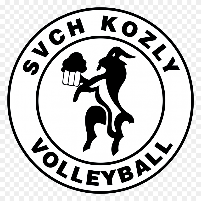 2191x2191 Svch Kozly Volleyball Logo Transparent Animal Volleyball Logo, Symbol, Trademark, Emblem HD PNG Download