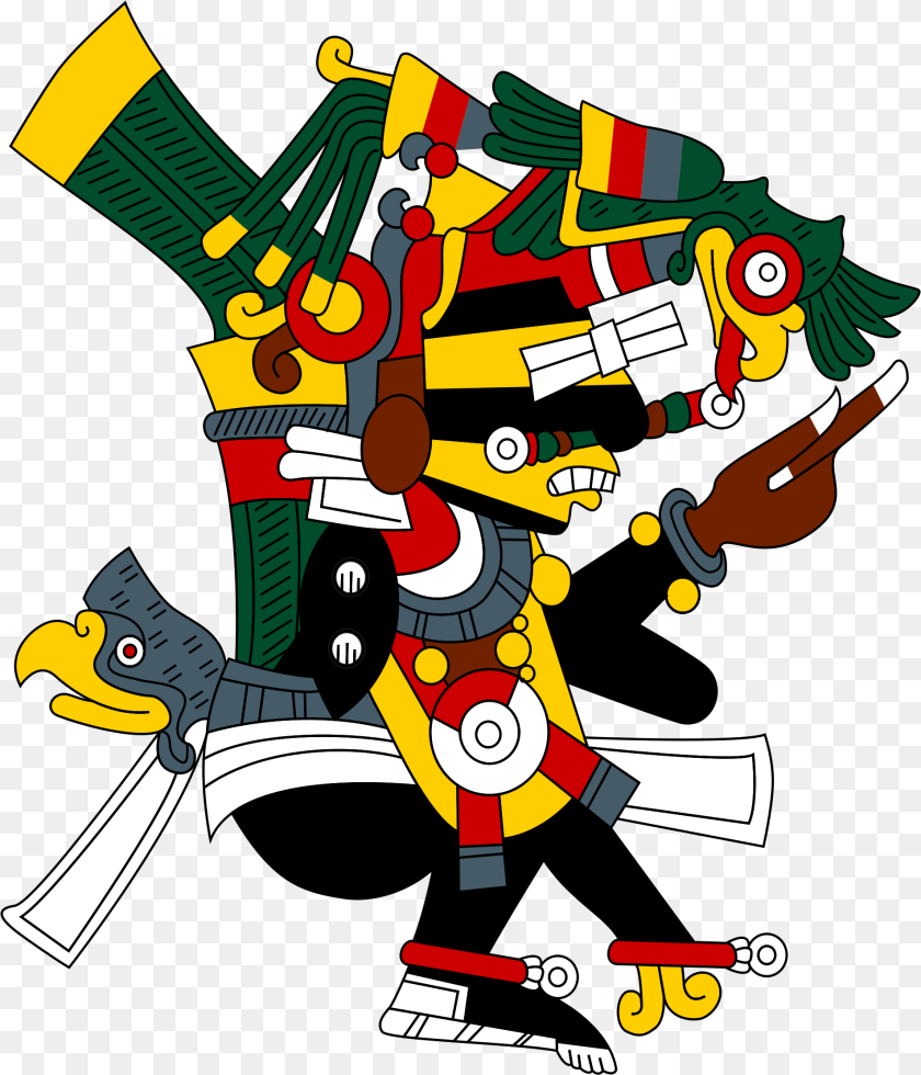 Svg Artwork Aztec Tezcatlipoca Aztec God, Dynamite, Weapon PNG