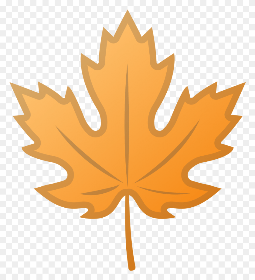 873x964 Svg Осенний Лист Emoji, Растение, Кленовый Лист, Дерево Hd Png Скачать