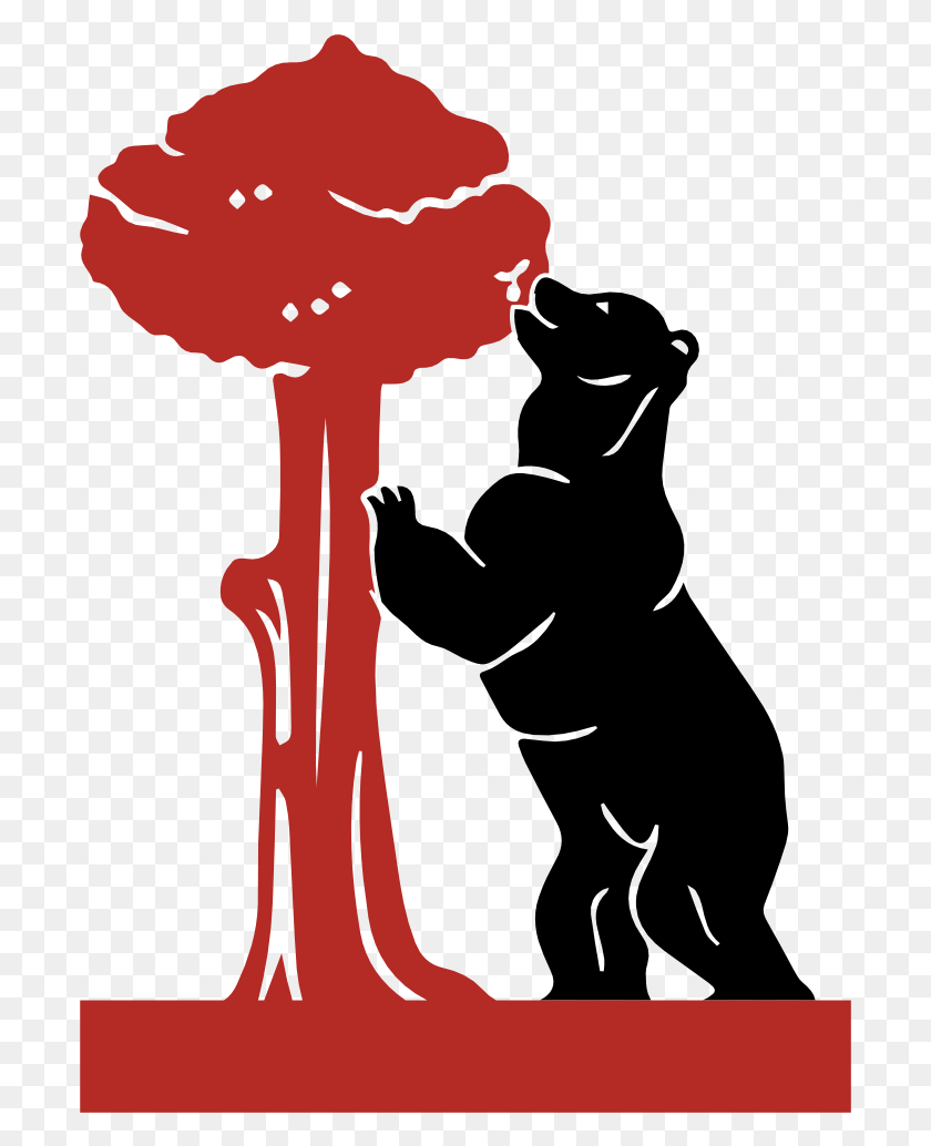 697x974 Svg Bear And The Strawberry Tree Clipart, Hand, Animal, People HD PNG Download