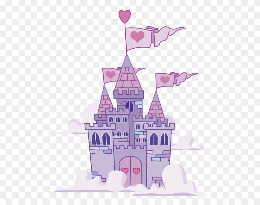 530x601 Svg Черно-Белый Замок Castillo Princesas Dibujo Розовый И Фиолетовый Замок, На Открытом Воздухе, Городской Hd Png Скачать