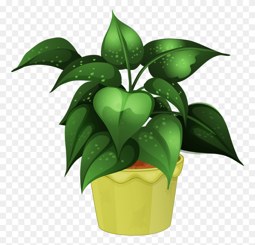769x746 Svg Black And White Flower Pot Garden Potted Plant Clipart, Green, Leaf, Tree HD PNG Download