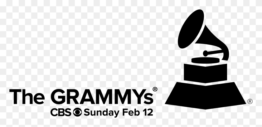 3209x1429 Svg Black And White Library Grammy Award Clipart 59th Grammy Awards Logo, Gray, World Of Warcraft HD PNG Download