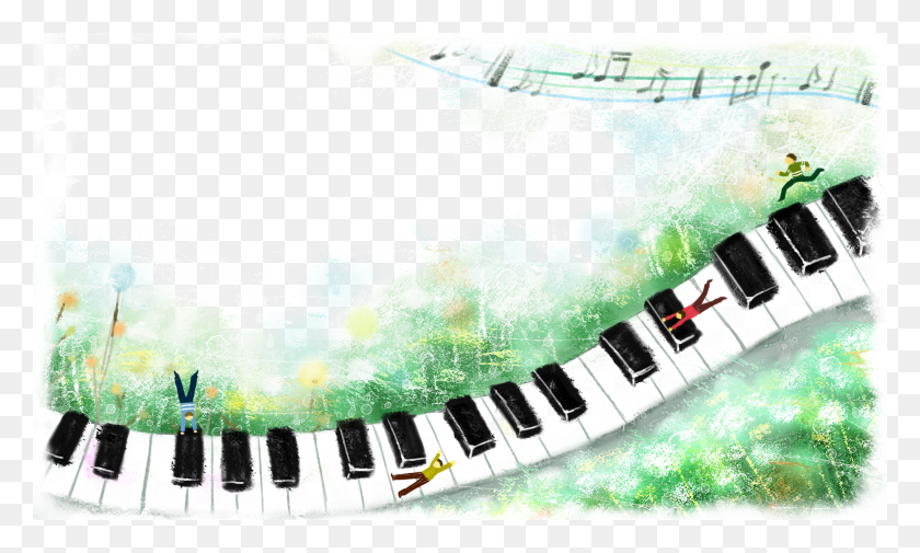 2646x1512 Svg Black And White Musical Keyboard Electronic Ink Transparent Background Piano HD PNG Download