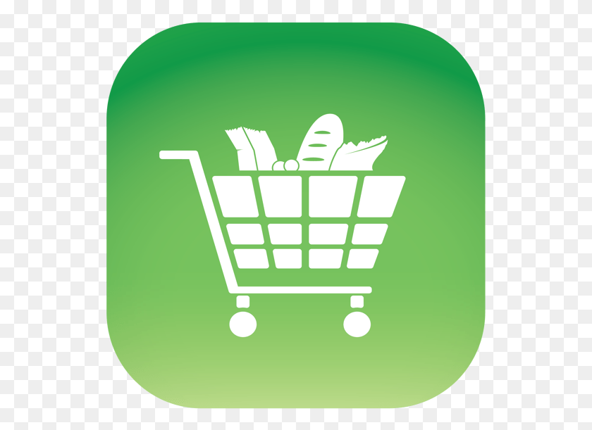 539x551 Svg Free Library Ios Grocery Icon On Behance Innovation Grocery Cart Icon, Basket, Shopping Basket, Logo HD PNG Download