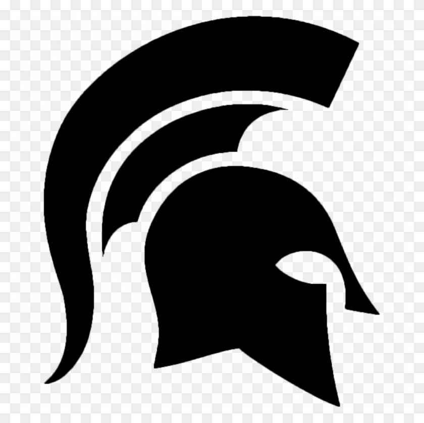 1024x1023 Svg Free Library Top Free Helmet Clip Art Photos Michigan State Spartans, Gray, World Of Warcraft HD PNG Download