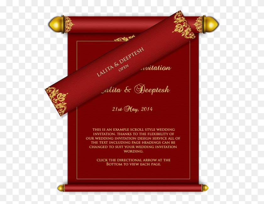 560x589 Svg Free Stock Collection Of Free Transparent Scroll Latest Wedding Card Design, Text, Business Card, Paper HD PNG Download