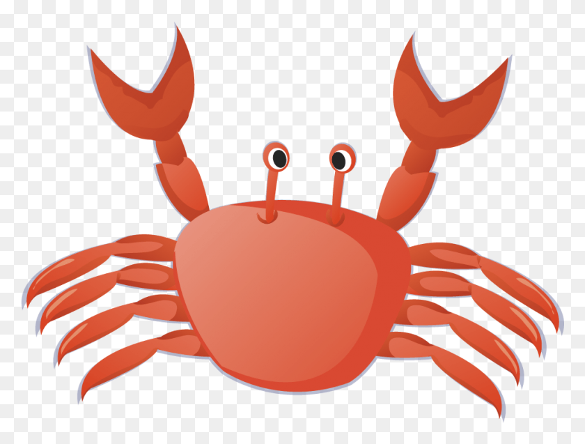 965x714 Svg Freeuse Cangrejo Clip Art Meng Da Crabs Transprent Crab Transparent Small, Seafood, Sea Life, Food HD PNG Download