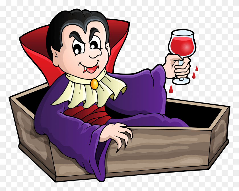 4777x3757 Svg Freeuse Collection Of In Coffin High Quality Vampire In Coffin Clipart, Performer HD PNG Download