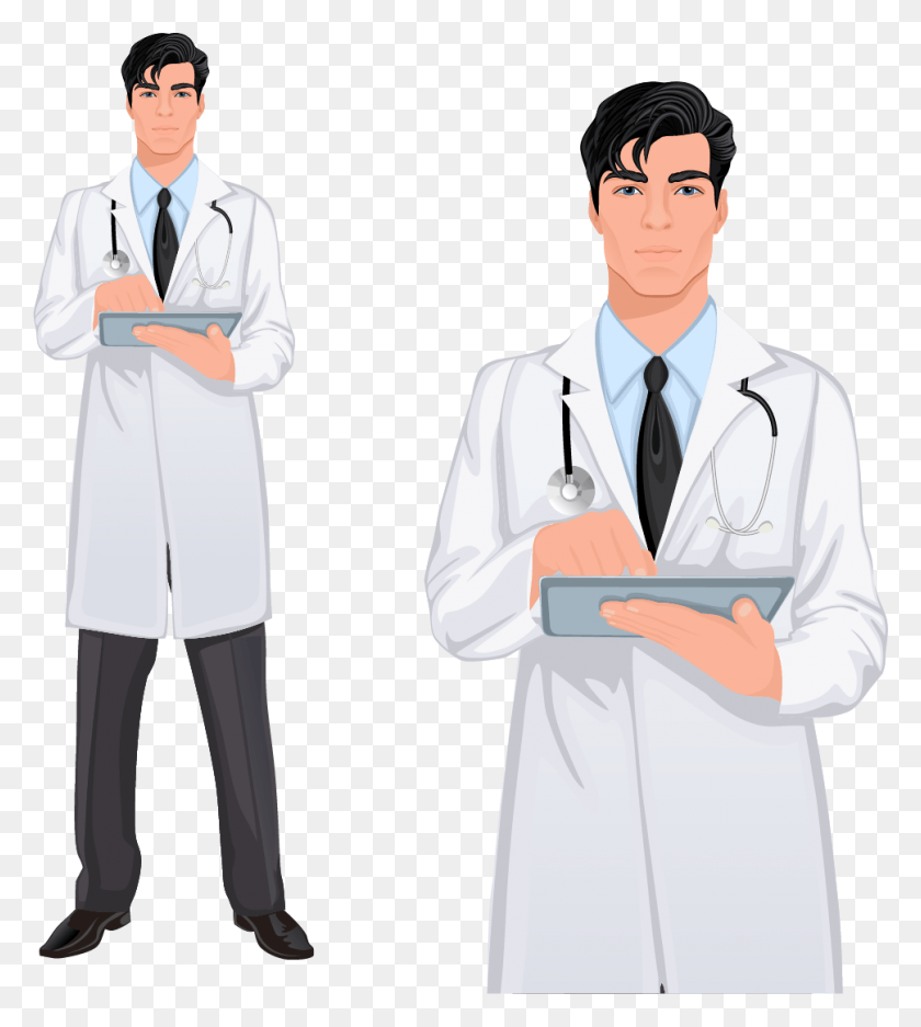 969x1090 Svg Freeuse Library Stock Photography Physician Royalty Homem De Jaleco Desenho, Clothing, Apparel, Lab Coat HD PNG Download