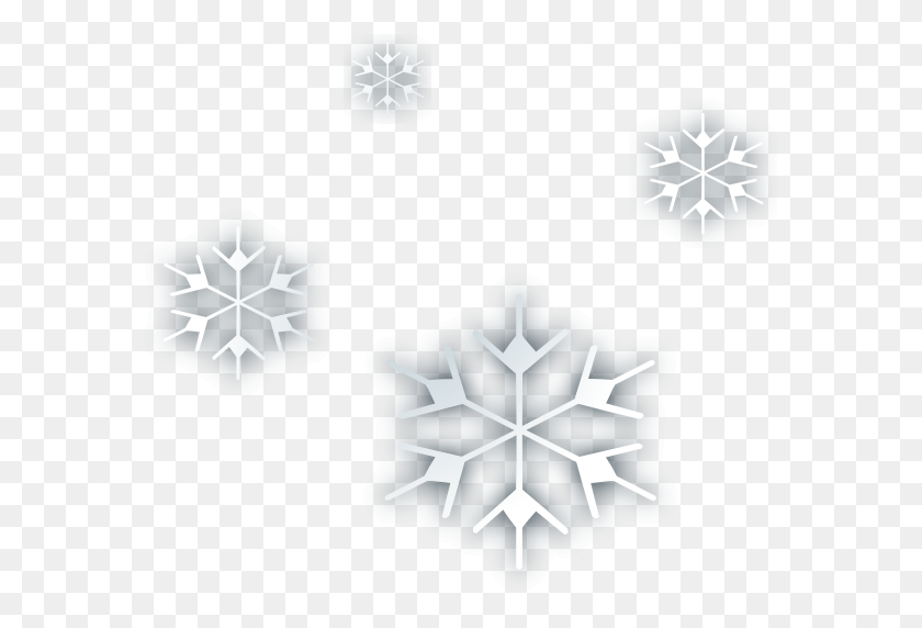 577x512 Svg Freeuse Snow Flakes Clip Art At Clker Animated Falling Snow, Snowflake, Pattern HD PNG Download