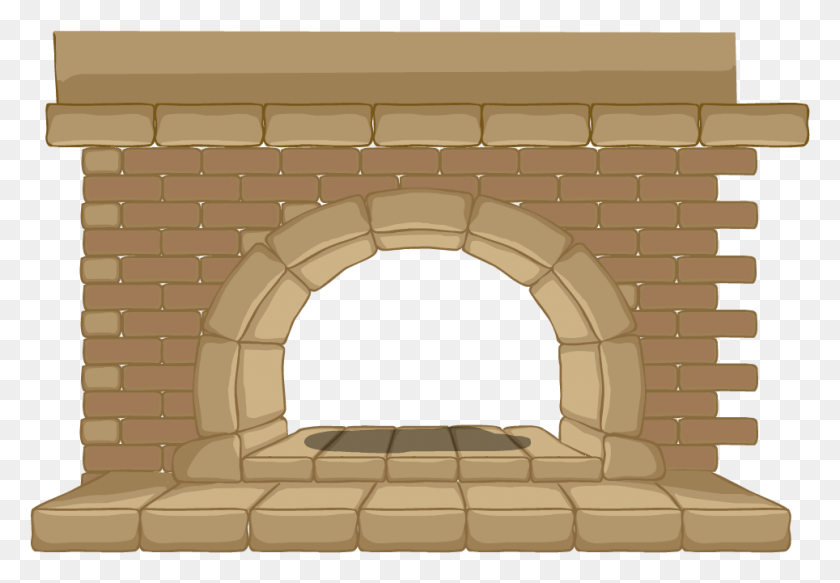 964x647 Svg Freeuse Stock Clipart Cartoon Cute Borders Vectors Cartoon Fireplace Without Fire, Brick, Computer Keyboard, Computer Hardware HD PNG Download