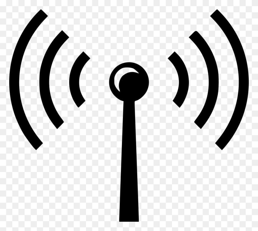 980x870 Значок Svg Значок Радиопередатчика, Электрическое Устройство, Антенна, Топор Png Скачать