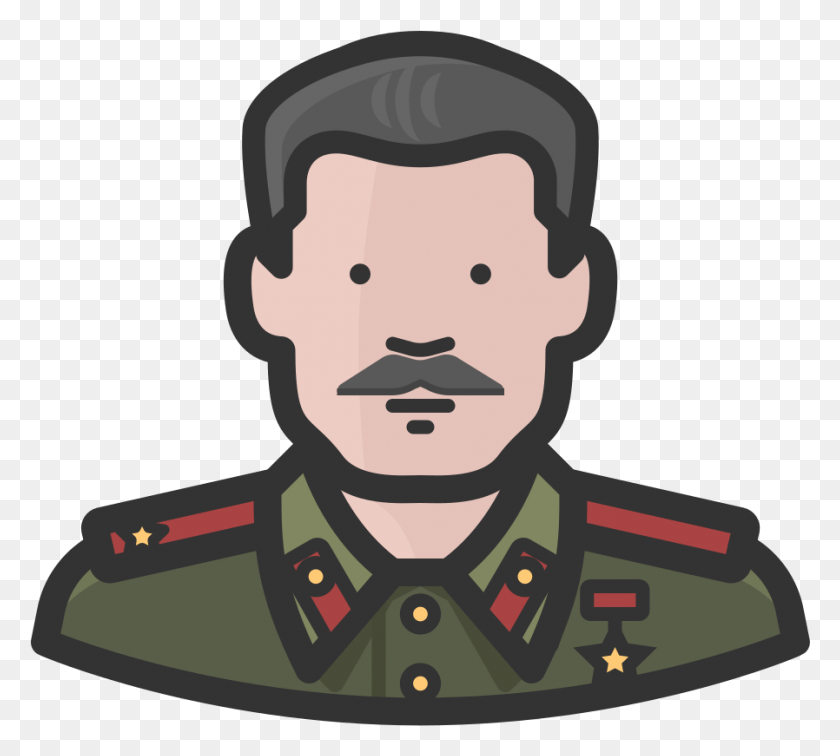 898x802 Svg Иосиф Сталин Emoji, Военная Форма, Военный, Офицер Hd Png Скачать