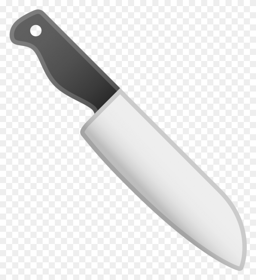 870x957 Svg Knife Emoji, Weapon, Weaponry, Blade HD PNG Download