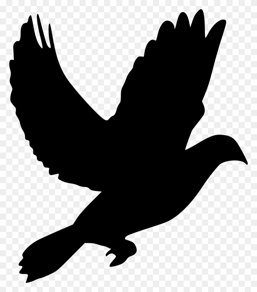 852x980 Svg Library Animal Dove Icon Free Pigeon Icon, Stencil, Persona Hd Png Descargar