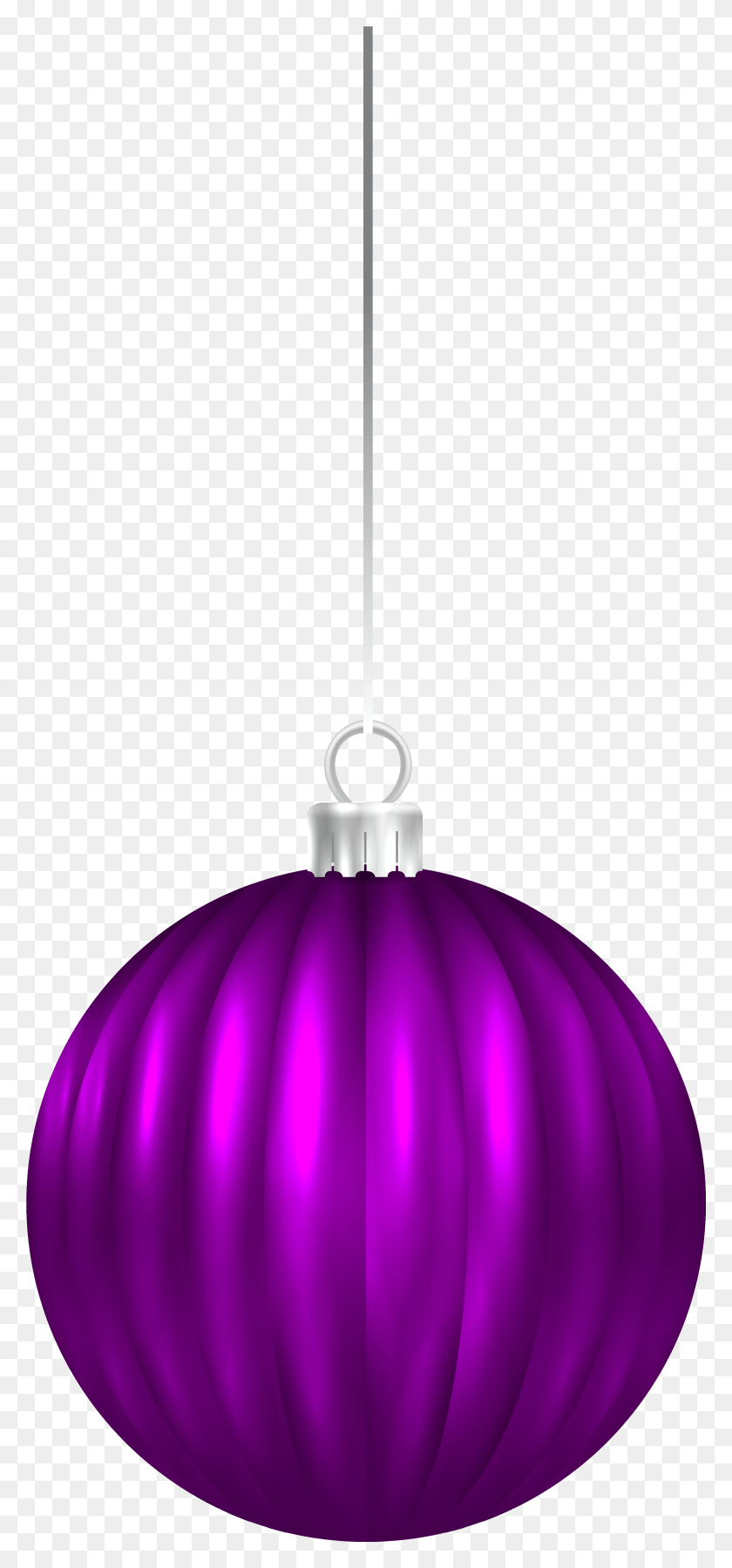 2743x6119 Svg Library Library Ball Ornament Clip Art Image Purple Christmas Ornaments, Lamp, Lighting, Light HD PNG Download