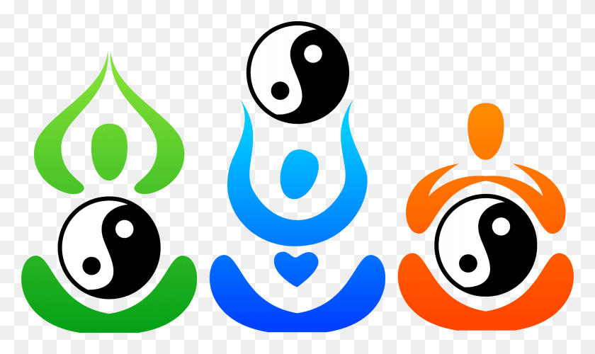 1949x1100 Svg Library Library Day Spa Clip Art Three Transprent Yoga Yin Yang, Logo, Symbol, Trademark HD PNG Download