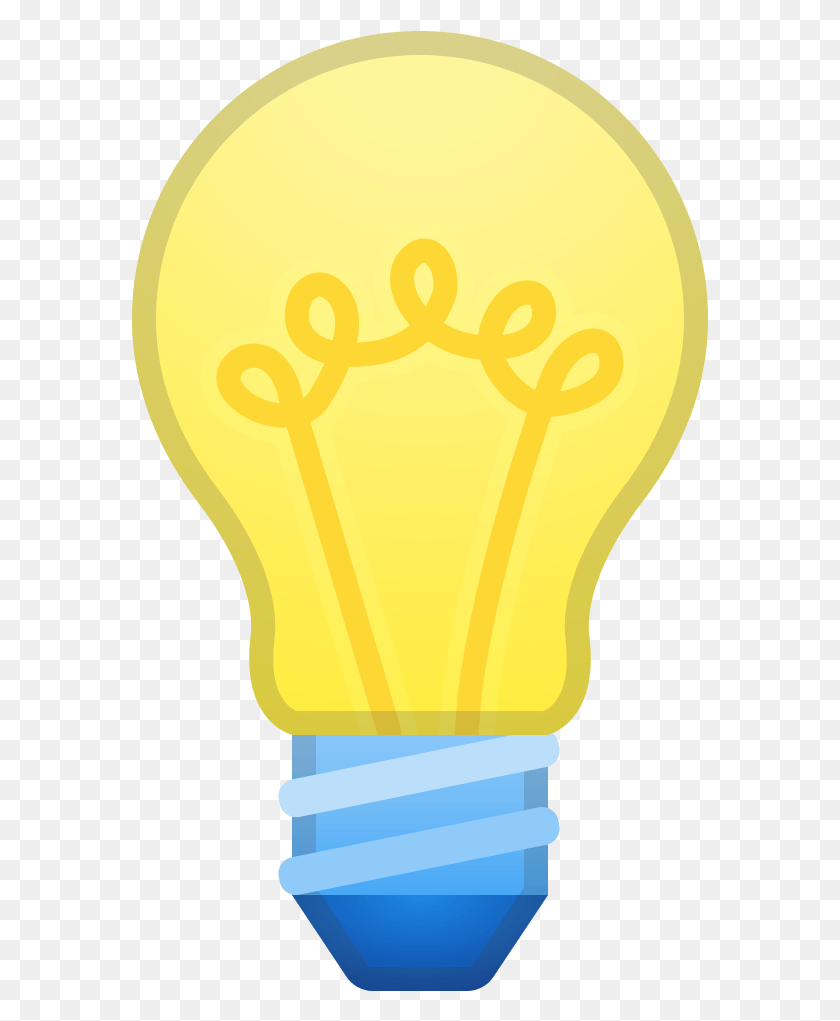 577x961 Svg Light Bulb Emoji Not Transparent, Light, Lightbulb HD PNG Download