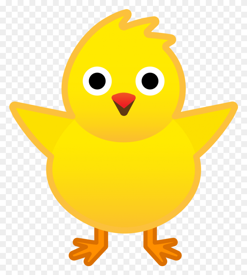 885x993 Svg Маленький Цыпленок Emoji, Птица, Животное, Домашняя Птица Hd Png Скачать