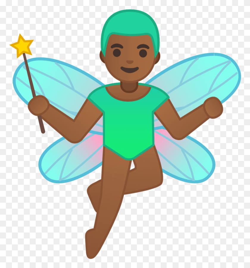 895x963 Svg Man Fairy, Toy, Angel HD PNG Download
