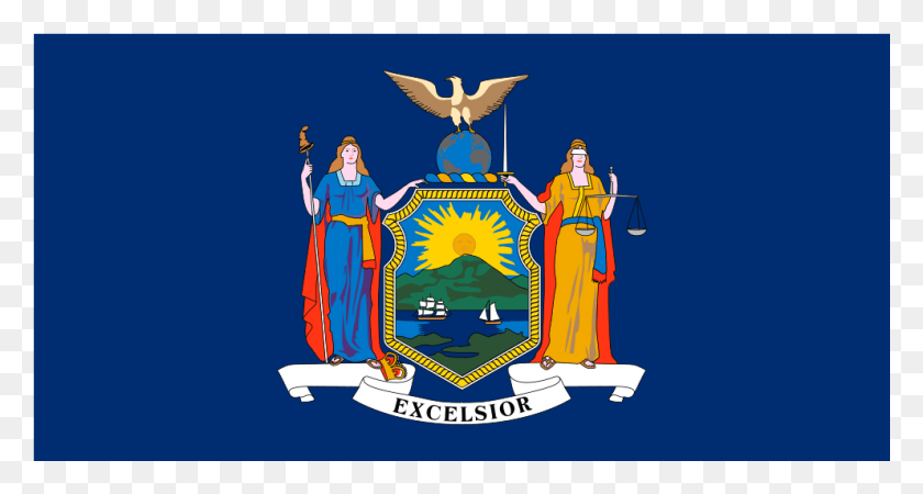 991x496 Svg Флаг Нью-Йорка, Человек, Человек, Символ Hd Png Скачать
