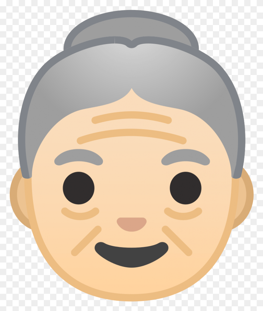 801x961 Svg Old Emoji, Head, Face, Mouth HD PNG Download