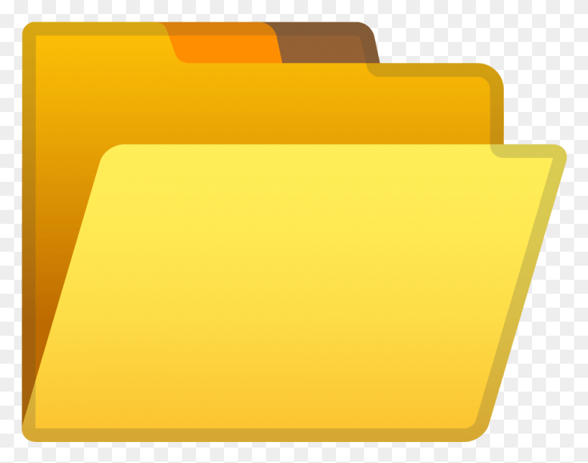962x743 Svg Open File Icon, File Folder, File Binder HD PNG Download