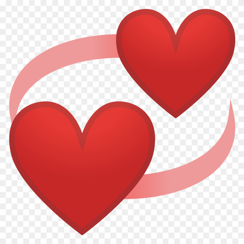 962x961 Svg Revolving Hearts Emoji, Сердце, Свидание, Подушка Png Скачать