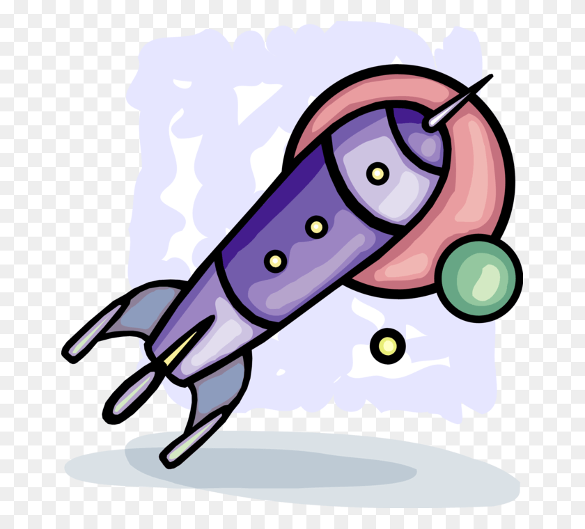 663x700 Svg Rocket Ship With Planets Image Illustration Of, Text, Graphics HD PNG Download