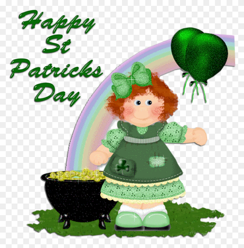 1374x1398 Svg Royalty Free Images Patricks Day Free Cute St Patrick39s Day, Toy, Doll, Green HD PNG Download
