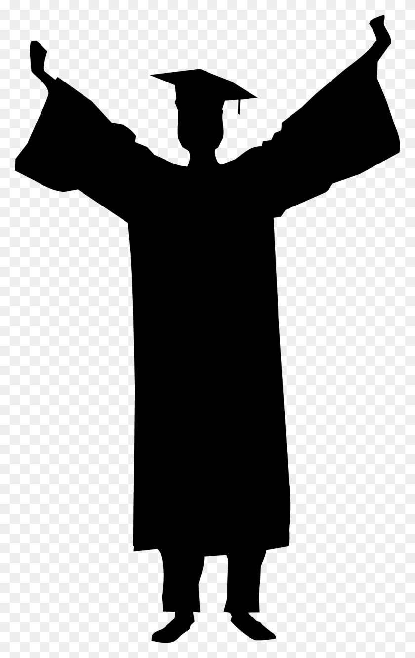 1110x1811 Svg Royalty Free Library Male Graduation Silhouette Silhouette Students Clipart, Hand, Person, Human HD PNG Download
